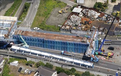 Nhật Bản: Sập cầu đang xây dựng, 8 người thương vong