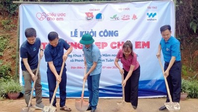 Điện Biên: Khởi công xây dựng "Trường đẹp cho em" tại Khua Trá