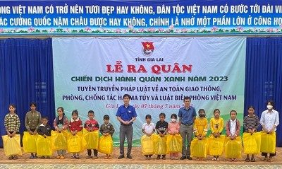 Gia Lai: Tổ chức lễ ra quân chiến dịch Hành quân xanh năm 2023
