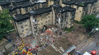 Brazil: Sập nhà khiến ít nhất 19 người thương vong và mất tích