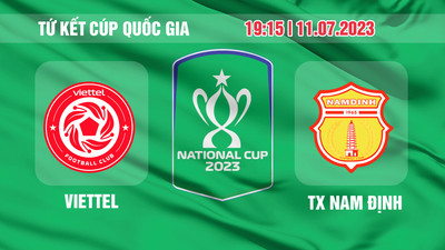 Trực tiếp Viettel vs Nam Định 19h15 hôm nay 11/7 trên FPT Play, HTV Thể thao