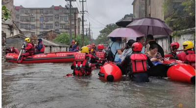 Trung Quốc: Tiến hành sơ tán hơn 40.000 người do mưa lớn gây lũ lụt