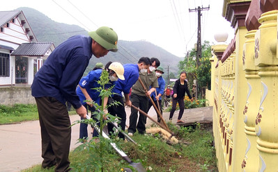 Yên Bái: Vận động "Xây dựng mô hình 6 không, 6 sạch" tại thị trấn Yên Bình