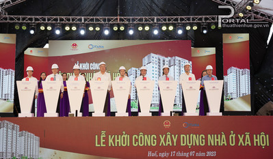 Thừa Thiên Huế: Khởi công xây dựng khu nhà ở xã hội với quy mô hơn 1.000 căn hộ