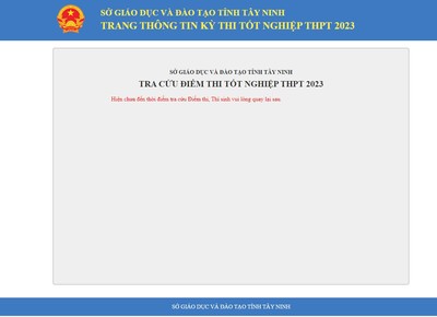 Tra cứu điểm thi tốt nghiệp THPT 2023 tỉnh Tây Ninh chính xác nhất