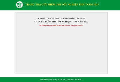 Tra cứu điểm thi tốt nghiệp THPT 2023 tỉnh Lâm Đồng chính xác nhất