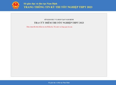 Tra cứu điểm thi tốt nghiệp THPT 2023 tỉnh Nam Định chính xác nhất