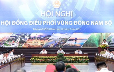 Thủ tướng Phạm Minh Chính chủ trì Hội nghị Hội đồng điều phối vùng Đông Nam Bộ