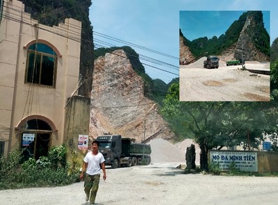 Lạng Sơn: Cần kiểm tra đoàn xe khai thác tại mỏ đá Minh Tiến, gây ô nhiễm môi trường