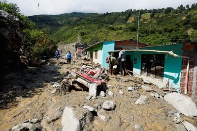 Lở đất tại Colombia khiến 14 người thiệt mạng và nhiều người mất tích