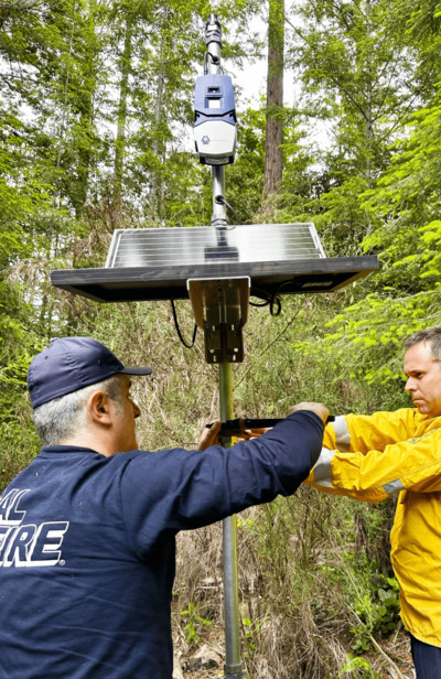 Mỹ: Nghiên cứu phát triển loại máy cảm biến phát hiện cháy rừng