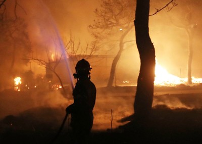 Hơn 120 vụ cháy rừng hoành hành khắp Hy Lạp