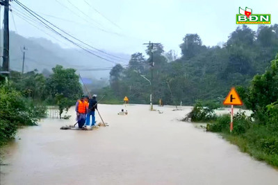 Đắk Glong: Mưa lớn kéo dài nhiều ngày khiến ngập lụt nhiều nơi