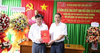 Ông Nguyễn Minh Huấn giữ chức vụ Giám đốc Sở TN&MT tỉnh Đắk Lắk