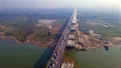 Dự kiến trước ngày 2/9, Hà Nội sẽ thông xe Cầu Vĩnh Tuy - giai đoạn 2