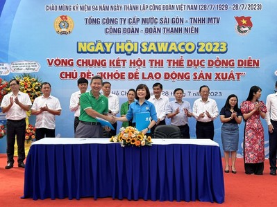 Tổng Công ty Cấp nước Sài Gòn tổ chức “Ngày hội Sawaco” năm 2023.
