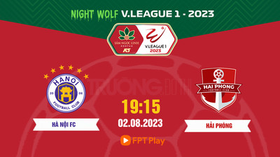 VTV5 Trực tiếp Hà Nội FC vs Hải Phòng, V-League 2023, 19h15 hôm nay 2/8