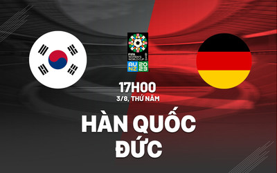 Trực tiếp bóng đá nữ Hàn Quốc vs nữ Đức 17h00 hôm nay 3/8/2023, World Cup 2023
