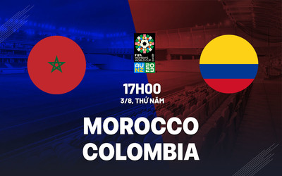 Trực tiếp bóng đá nữ Morocco vs nữ Colombia 17h00 hôm nay 3/8/2023, World Cup 2023