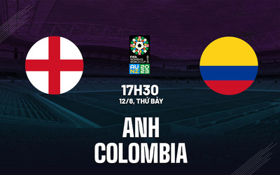 Link trực tiếp Anh vs Colombia, 17h30 ngày 12/8, World Cup nữ 2023