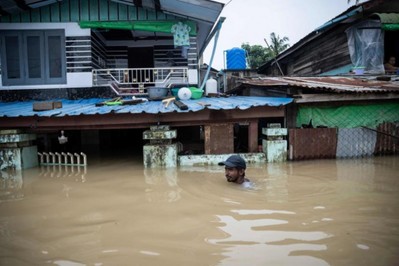 Myanmar: Lũ lụt và sạt lở đất khiến 40.000 người phải đi sơ tán