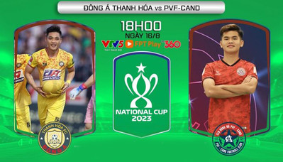 Trực tiếp Thanh Hóa vs PVF-CAND 18h00 hôm nay 16/8 trên FPT Play