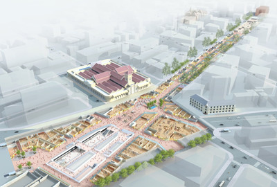 Hoàn thành nhà ga trung tâm tuyến metro Bến Thành - Suối Tiên
