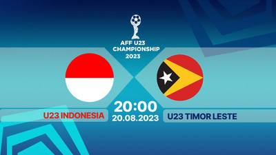 VTV5 Trực tiếp U23 Indonesia vs U23 Timor Leste 20h00 hôm nay 20/8