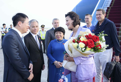 Chủ tịch Thượng viện Bỉ Stéphanie D'Hose bắt đầu thăm chính thức Việt Nam
