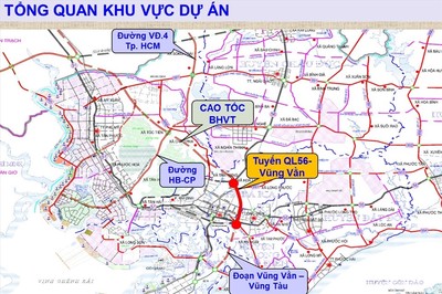 Dự án thành phần 3 cao tốc Biên Hòa-Vũng Tàu bàn giao hơn 93% mặt bằng