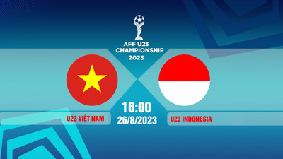 VTV5 Trực tiếp bóng đá U23 Việt Nam vs U23 Indonesia 20h00 hôm nay 26/8