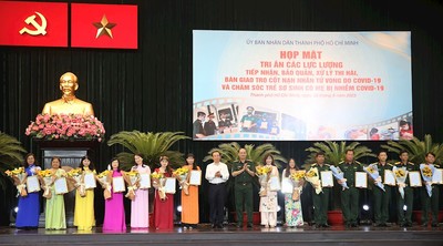 TP.Hồ Chí Minh tri ân các lực lượng tham gia phòng, chống dịch Covid-19