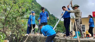 Lào Cai: Khánh thành công trình thanh niên "Thắp sáng đường quê"