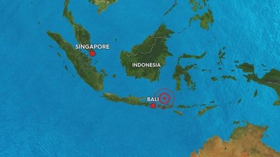 Indonesia: Động đất mạnh 7,1 độ richter làm rung chuyển đảo Bali