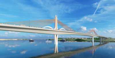 Khánh thành công trình cầu Vĩnh Phú, nối hai tỉnh Vĩnh Phúc và Phú Thọ