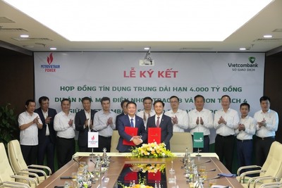 Vietcombank cấp 4.000 tỷ đồng cho dự án điện Nhơn Trạch 3 và 4