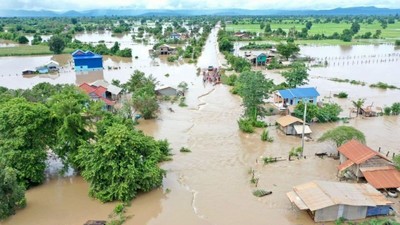 Campuchia: Mưa lũ ảnh hưởng đến hơn 20.000 hộ dân tại 19 tỉnh, thành
