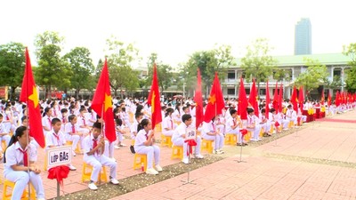 Hà Tĩnh: Hơn 362.000 giáo viên, học sinh ở 668 trường học cùng khai giảng năm học mới