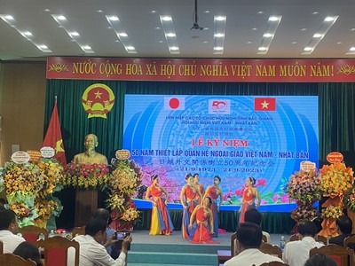 Bắc Giang: Tổ chức Lễ kỷ niệm 50 năm thiết lập quan hệ ngoại giao Việt Nam-Nhật Bản