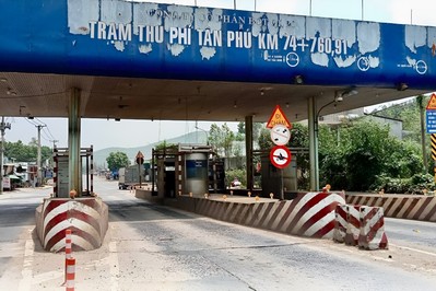 Đồng Nai: Tháo dỡ trạm thu phí trên Quốc lộ 20