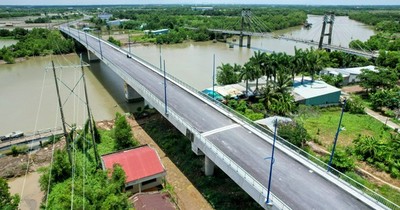 Chính thức thông xe cầu gần 350 tỷ đồng ở huyện đảo Cần Giờ