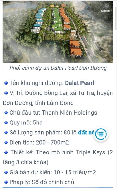 Công an TP. Hồ Chí Minh đề nghị cung cấp thông tin Dự án “Khu biệt thự nghỉ dưỡng Đà Lạt Pearl”