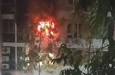 Hà Nội: Cháy căn hộ chung cư tại khu đô thị Đặng Xá lúc rạng sáng