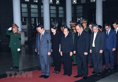 Lễ viếng Thượng tướng Nguyễn Chí Vịnh, nguyên Thứ trưởng Bộ Quốc phòng