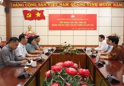 Thông báo về việc tiếp nhận ủng hộ Nhân dân tỉnh Lào Cai khắc phục hậu quả thiên tai