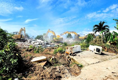 Phú Quốc: Cưỡng chế 14 căn biệt thự xây dựng không phép