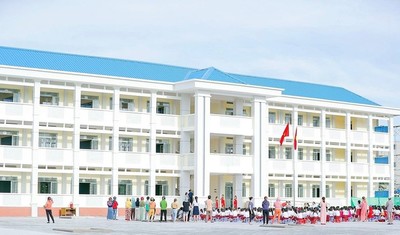 Trường học tại đầu tiên tại khu tái định cư dự án sân bay Long Thành