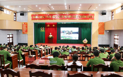 Công an tỉnh Bình Phước tập huấn về bảo vệ môi trường