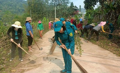 Điện Biên: Xây dựng môi trường nông thôn xanh, sạch, đẹp tại xã Nà Hỳ