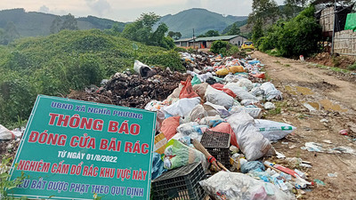 Lục Nam(Bắc Giang): Tái diễn tình trạng đổ rác thải gây ô nhiễm môi trường